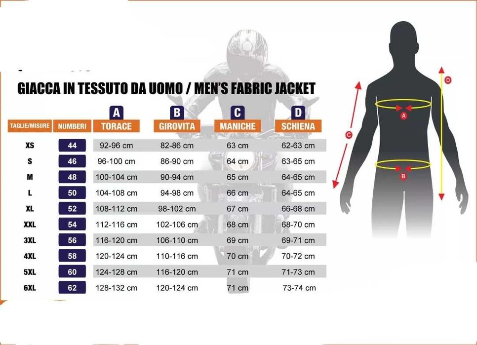 Casaco 3 camadas c/proteções mota scooter novo