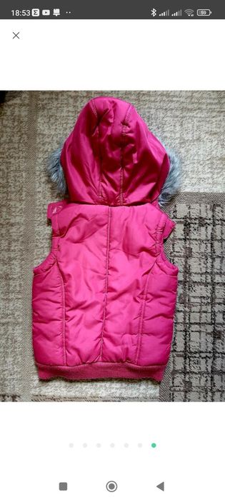 Жилетка безрукавка для дівчинки