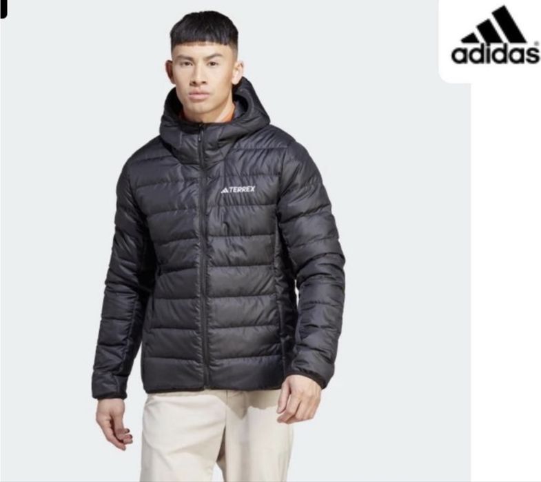 Куртка пуховик демізесонна з капюшоном adidas terrex розмір s