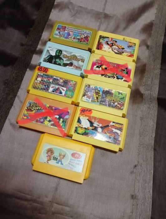 Картриджи денди.