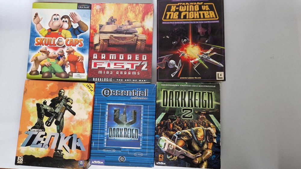 PC big box Settlers, Half life , Dark colony i inne