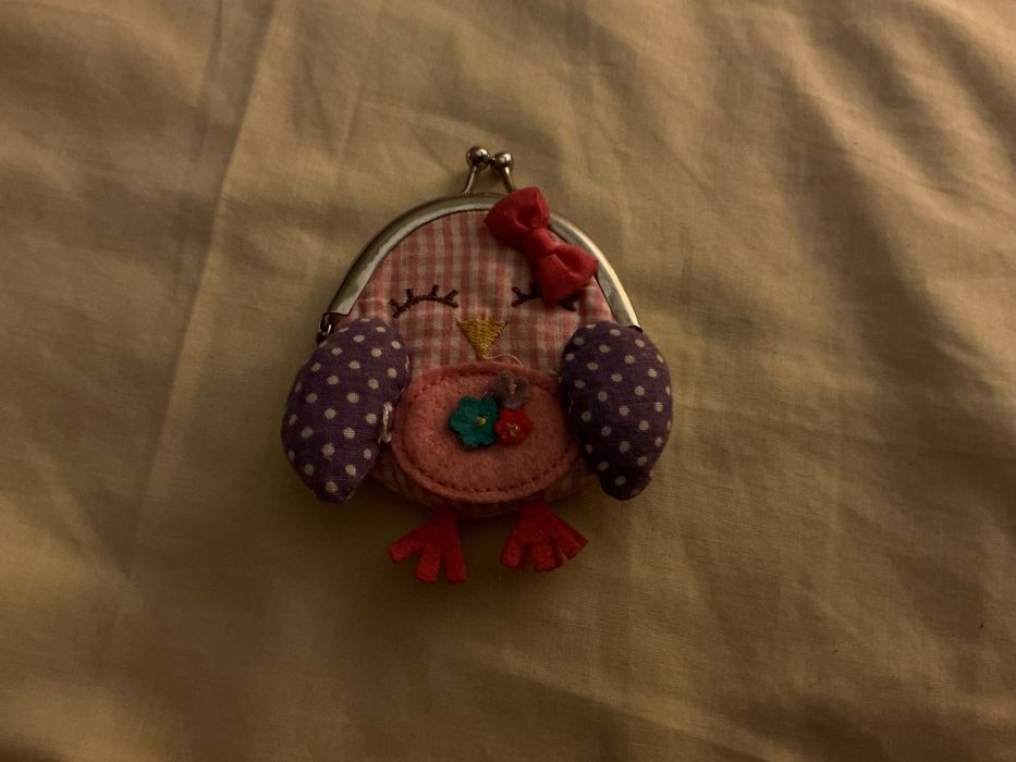 porta moedas de crianca