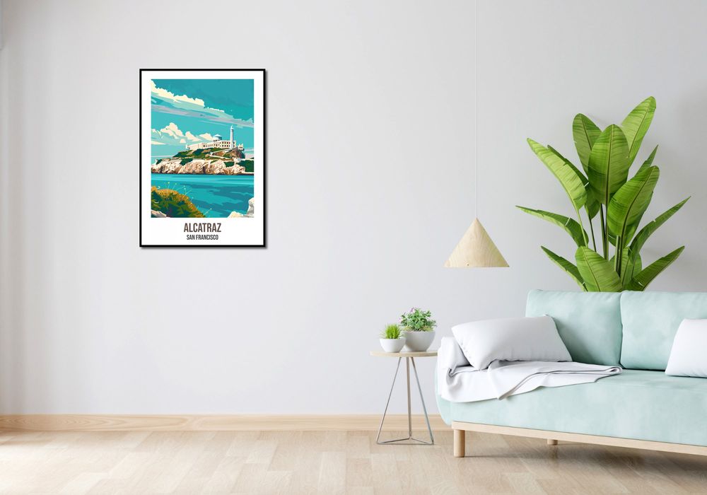Plakat 59,4x84,1cm Alcatraz