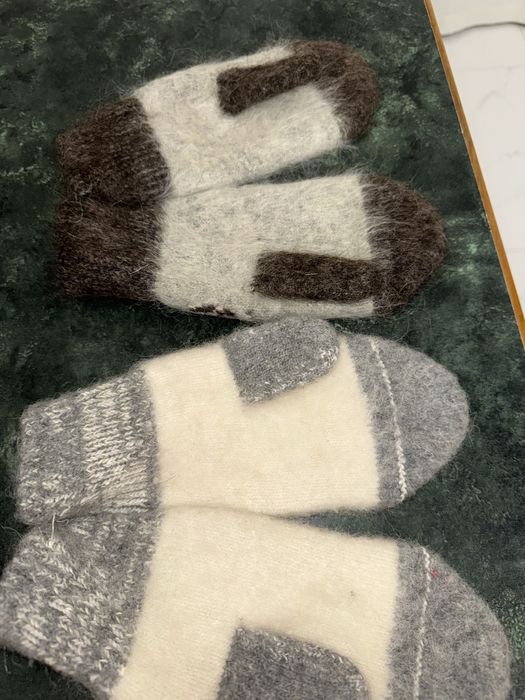 Рукавиці жіночі, натуральні ( шерсть, ангора)