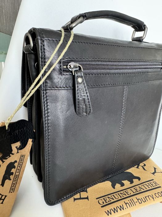 барсетка Кожаная мужская сумка Hill Burry  барсетка шкіряна