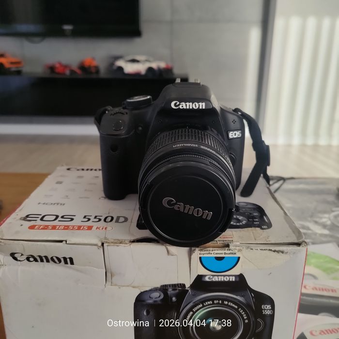 Canon 500D obiek. 18-55, Full Pack, 4486 zdjeć, Idealny. GRATISY