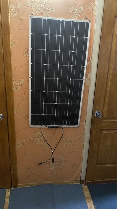 Гибкая солнечная панель монокристалл рабочая