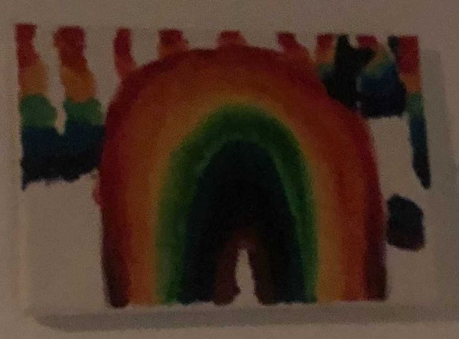 Faço desenhos e pinturas (Prensa original)