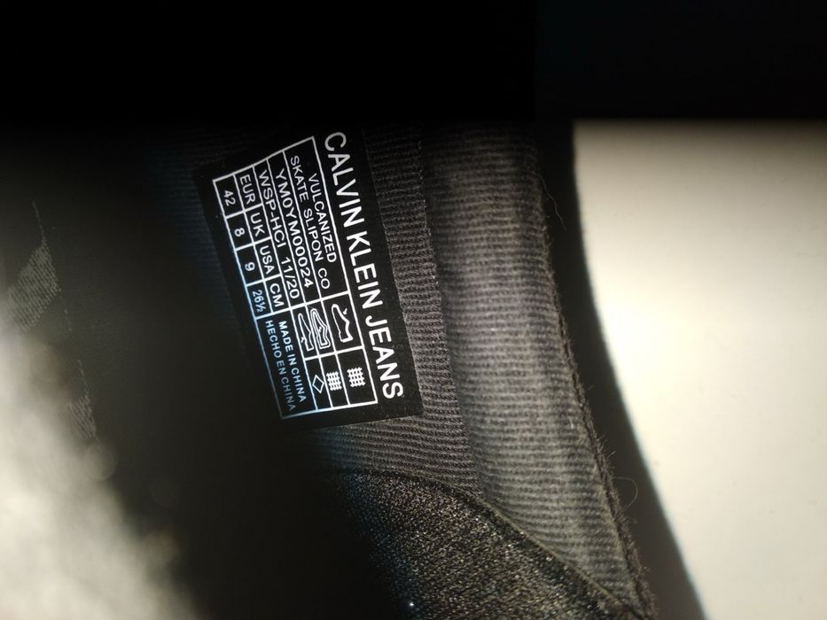 Слипоны Calvin Klein р42 YM0YM00024 (лоферы, мокасины, летняя обувь)