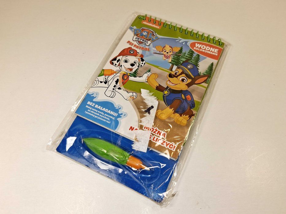 D079 Wodne Kolorowanie Psi Patrol Książeczka Wielokrotnego UżytkuMazak