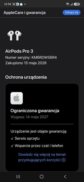Nowe airpods pro 3