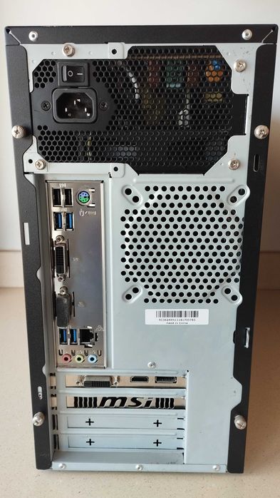 PC i7 3,6GHz 16GB RAM Gráfica 4GB 2 discos SSD W10Pro Office2019