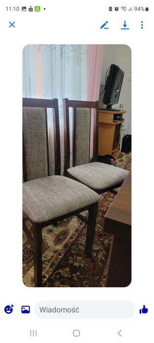 Sprzedam stół plus krzesła 140-180/80
