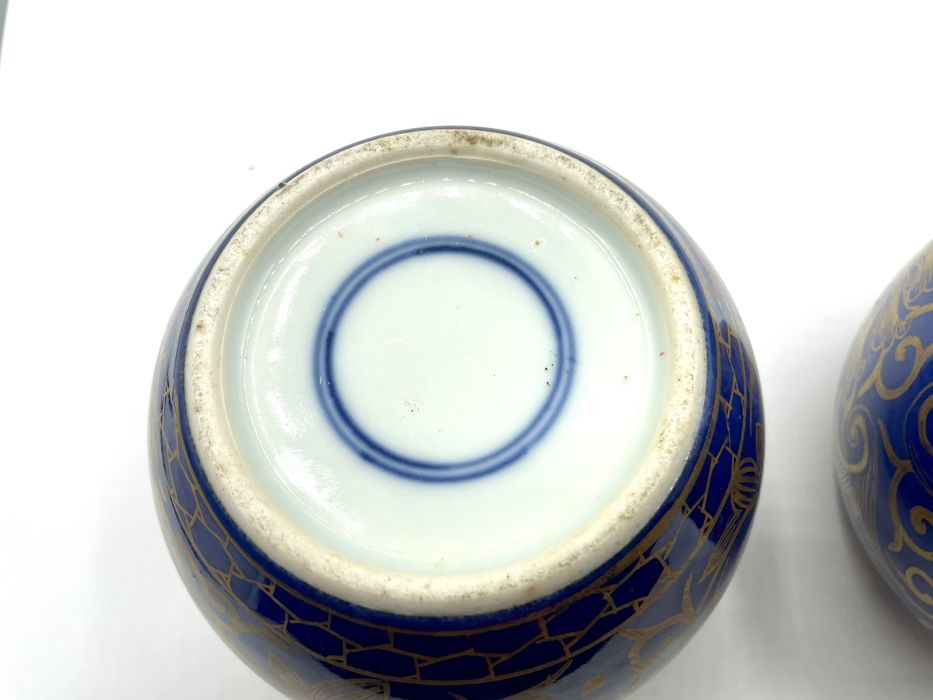 Par de potes porcelana chinesa seculo XIX