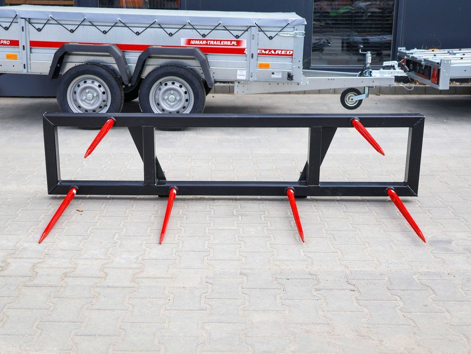 Widły do bel wzmocnione Euroramka/Manitou/SMS 1,6m/1,8m/2,0m proste trapezowe Gwarancja Dostawa cała Polska