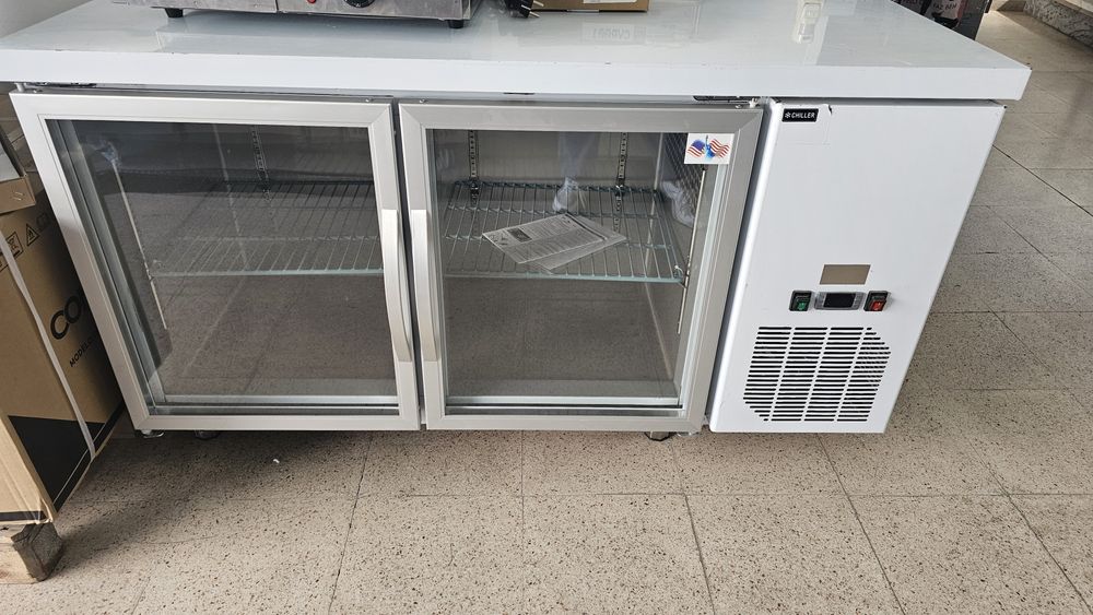 Bancada refrigerada porta vidro