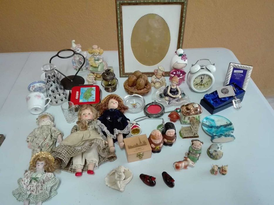 Lote artigos de decoração
