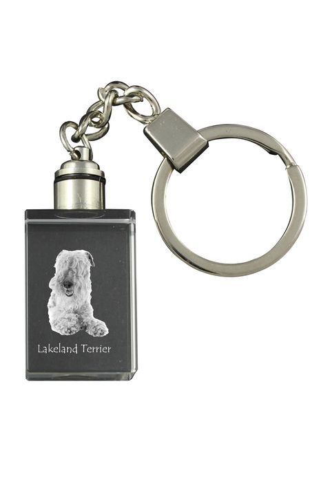 Lakeland Terrier brelok kryształowy z psem Art-Dog
