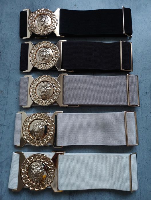 Regulowany pasek na gumie z lwem