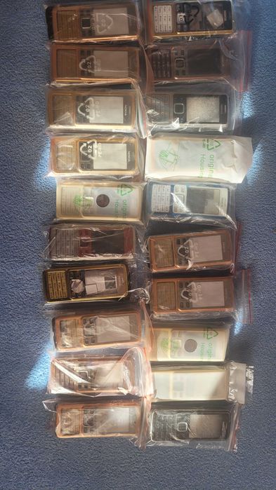 Nokia 6300, 20 sztuk nowych, kompletnych obudów plus 4 niekompletne.
