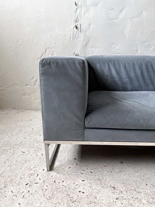 B&B Italia sofa Dado proj. Antonio Citterio skóra zamszowa design