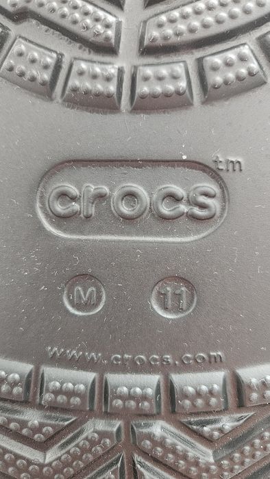 Klapki CROCS M11 45/46 czarne NOWE