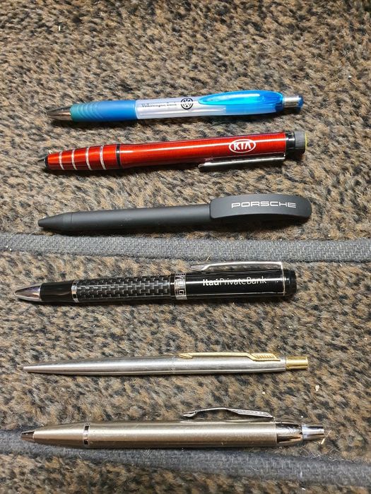 Canetas auto/ agenda coleção