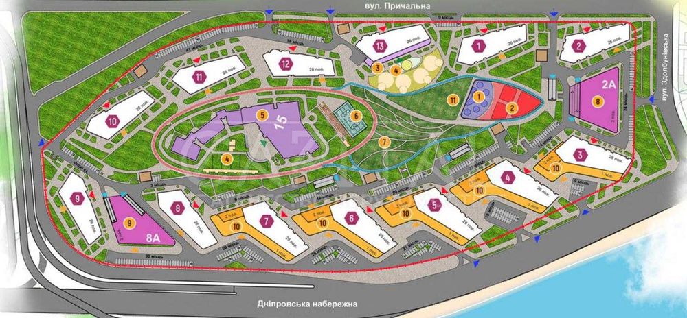 Продаж 2к квартири 84м2 ЖК GREAT Власна котельня Осокорки - View 3