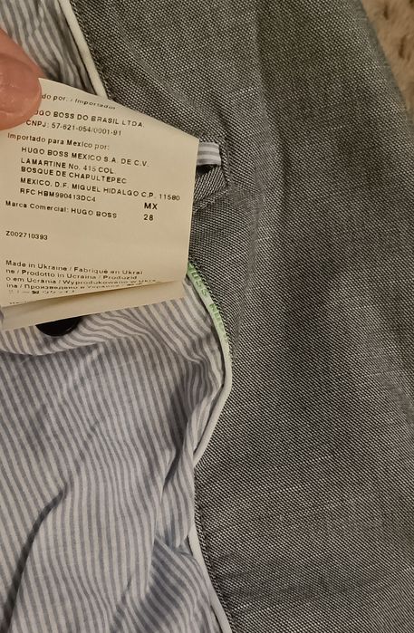 Hugo Boss żakiet damski roz.UK 10 36/38 bawełna len