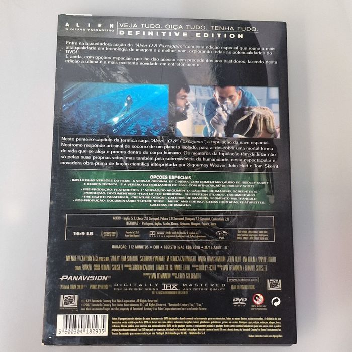 DVD Alien o Oitavo Passageiro 2 discos