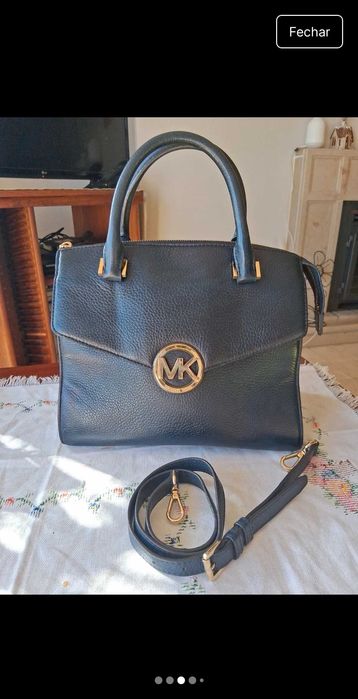 Mala em couro Michael Kors