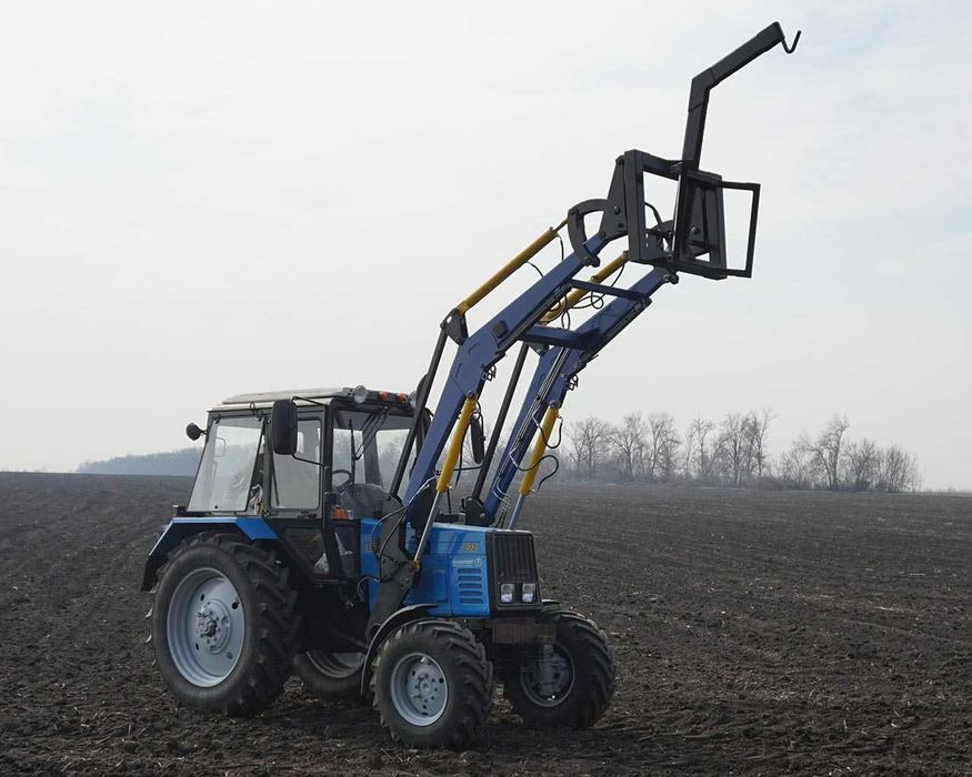 Фронтальний навантажувач на трактор МТЗ 82, Фронтальный погрузчик КУН