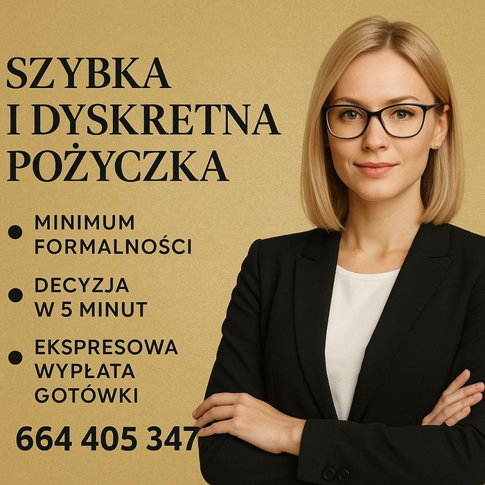 Szybka i dyskretna pożyczka - Lipka , Debrzno , Sępólno Krajeńskie