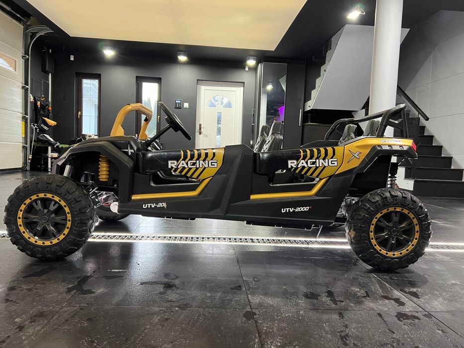 Auto   na akumulator 4x4 Buggy UTV 2000 Pojazd 4-osobowy z Bateria