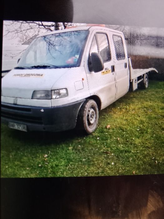 Auto laweta Fiat Ducato Długa Dubel