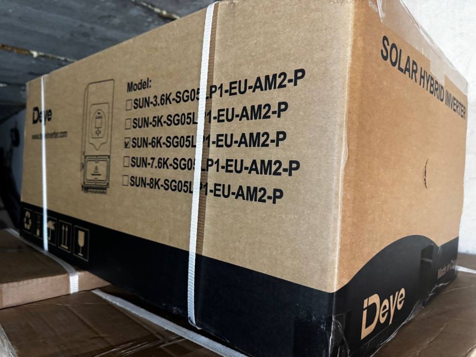 Deye комплект 6 кВт + АКБ 5.1 кВт
