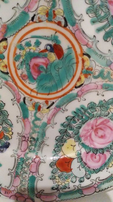 Prato porcelana chinesa Mandarim