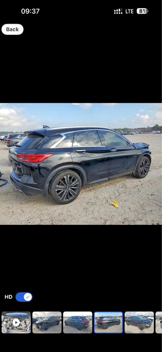 Infinity qx50 Luxe 2021р свіжопригнана