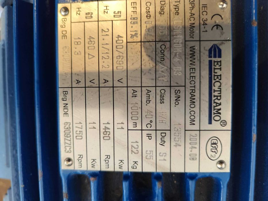 Silnik 11 Kw electramo używany