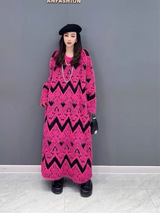 Платье корейское оверсайз новое теплое зимнее