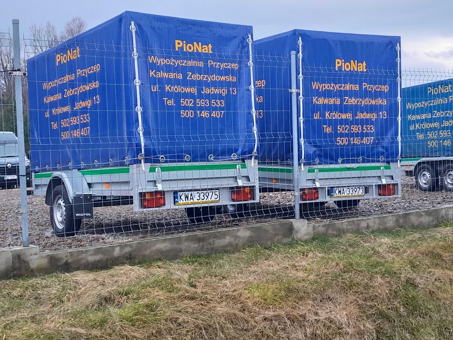 Wypożyczalnia przyczep,lawety,pod koparki.Kalwaria Zebrzydowska