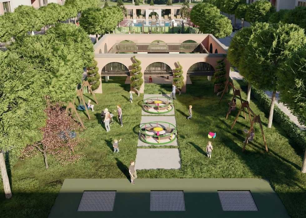 Новобудова з підземним паркінгом в Чернівцях. «Італійський квартал».