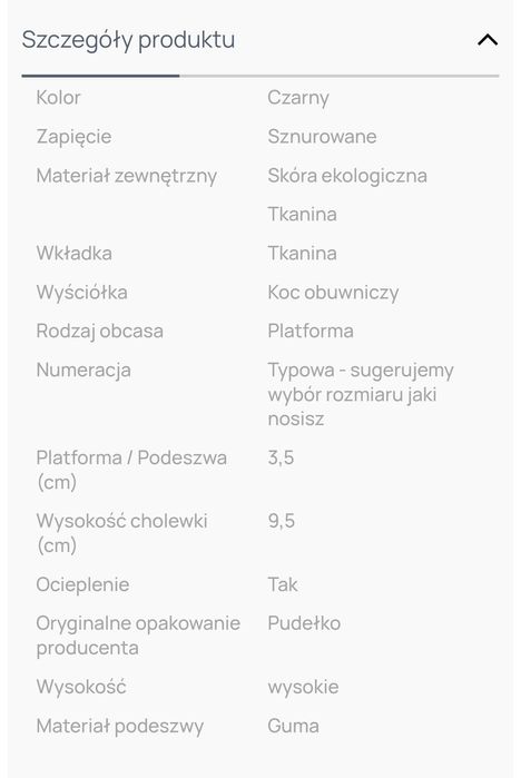 Trampki damskie wysokie ocieplane big star 39