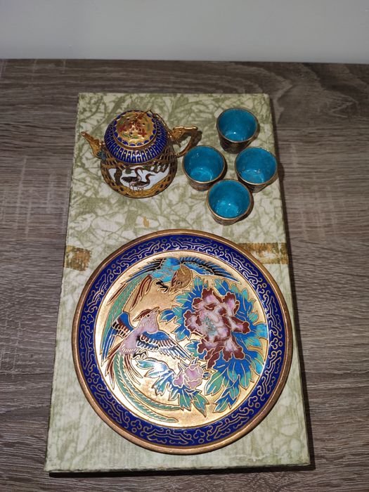 Conjunto em Cloisonné