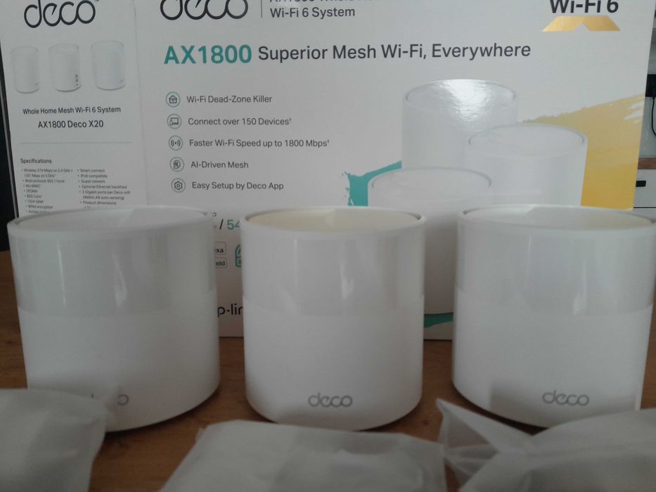 Tp-Link Deco X20 AX1800 Router/Modem. Na gwarancji.