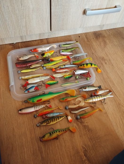 Zestaw przynęt szczupak okoń sandacz boleń sum