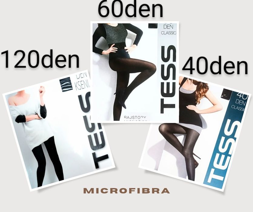 Rajstopy microfibra 3D kryjące 120 den KSENIA