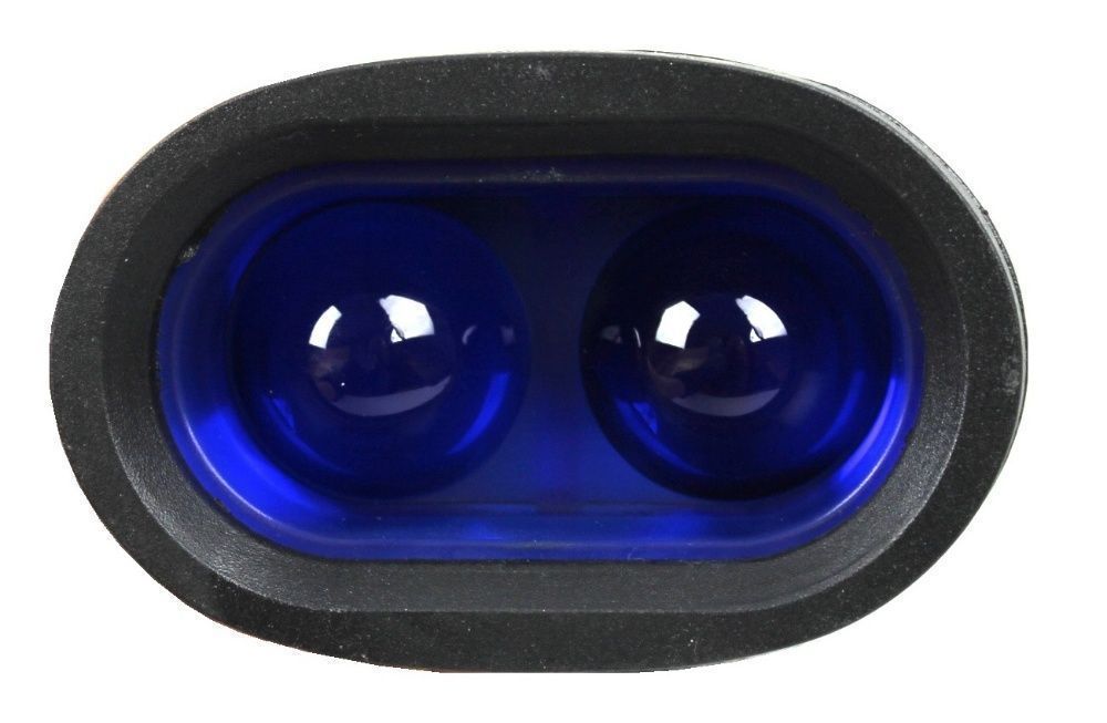 Lampa 2 LED Cree niebieska 8W 12-24V