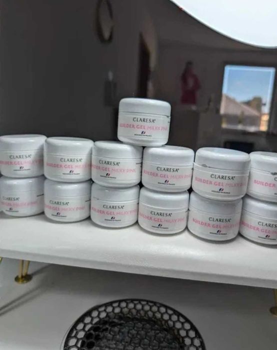 Claresa 2 sztuki builder Milky Pink 25g