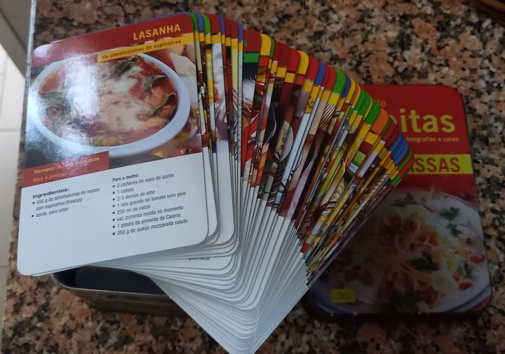 Caixa 50 Receitas Massas
